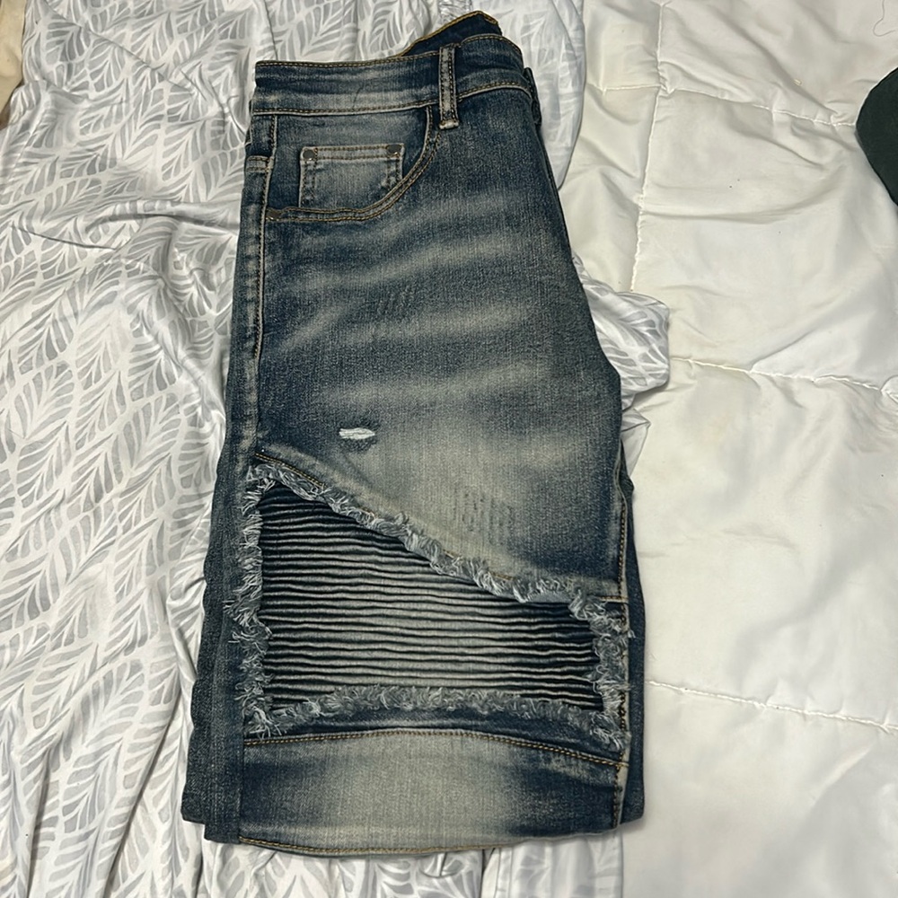 Ripped and distressed jeans